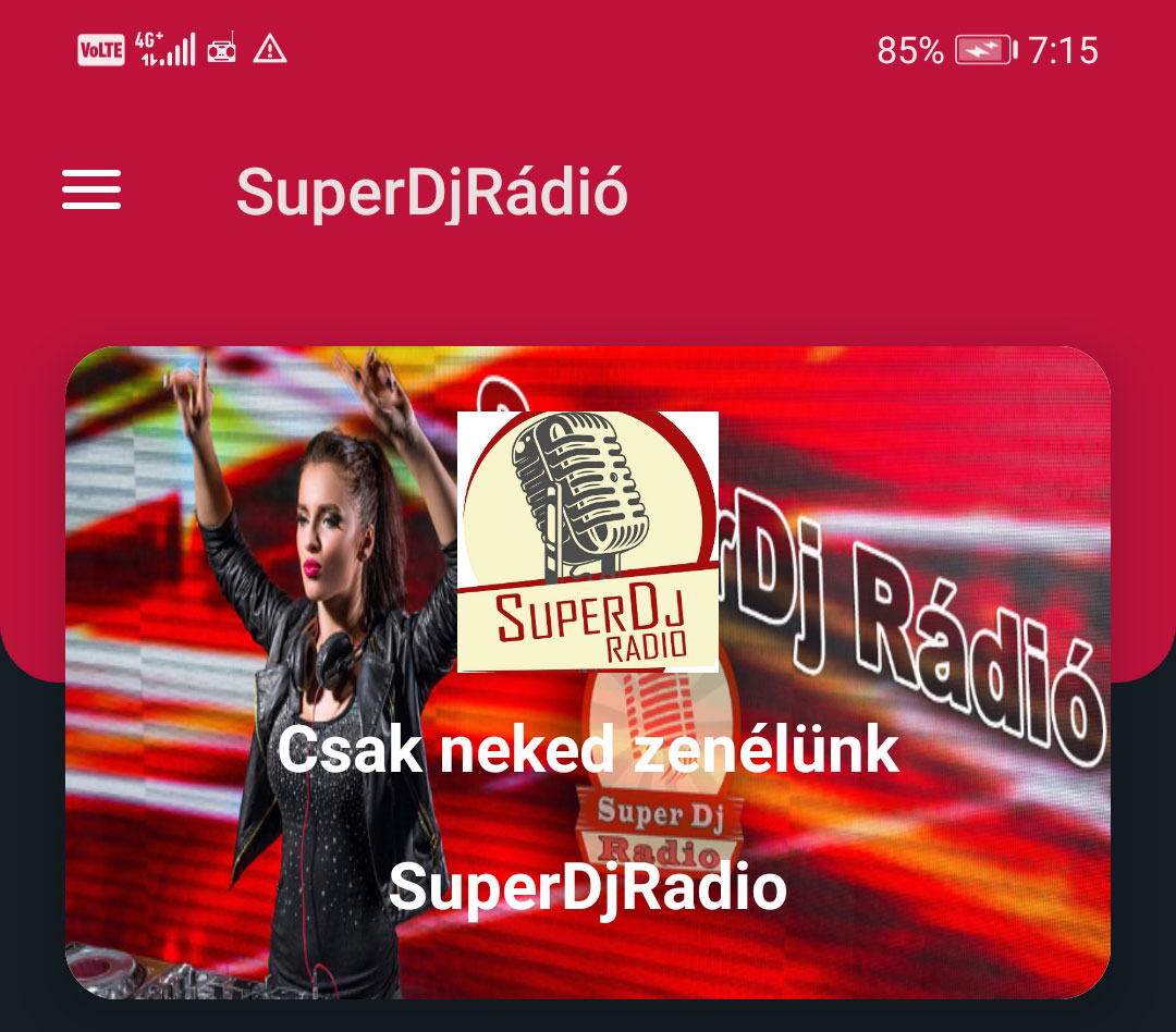 SuperDj Rádió az online webrádió
